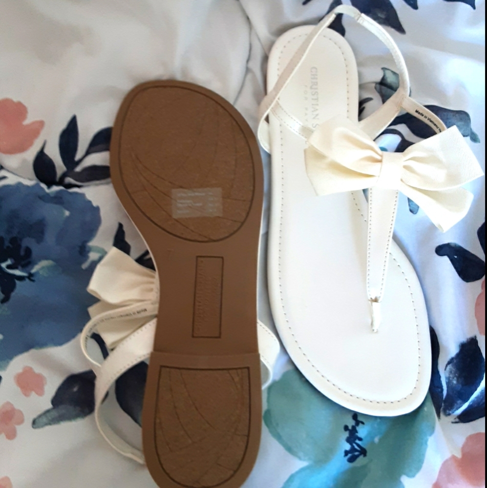 White Sandals never used